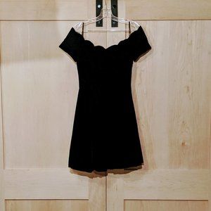 Black Velvet Cocktail Dress